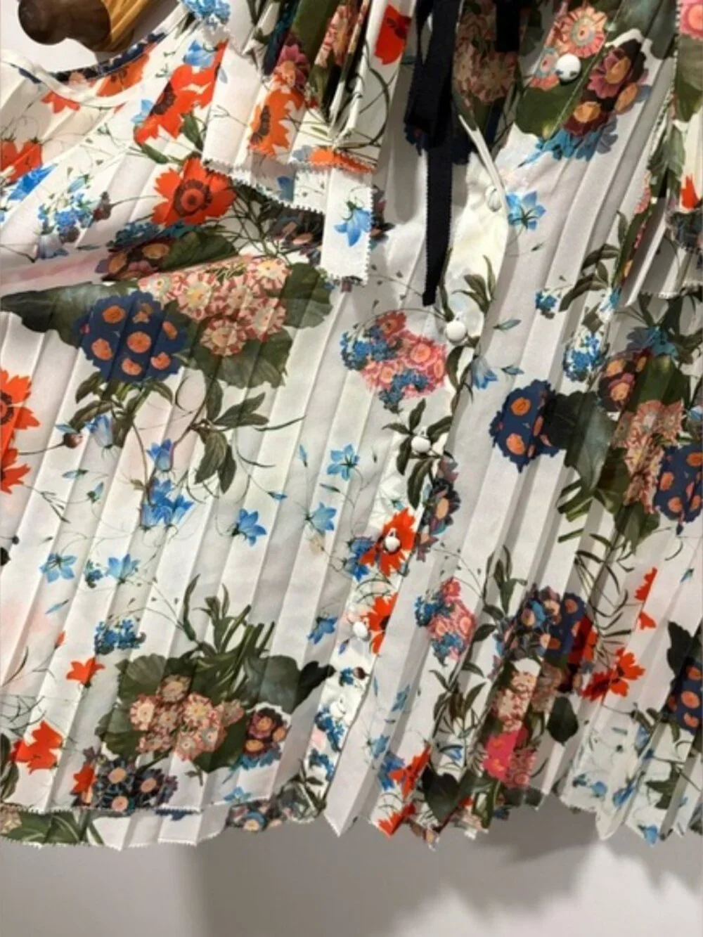 Erdem x H&M Colab Pleated Floral Print Sleeveless Blouse - Rare Limited Edition - Picture 4 of 6